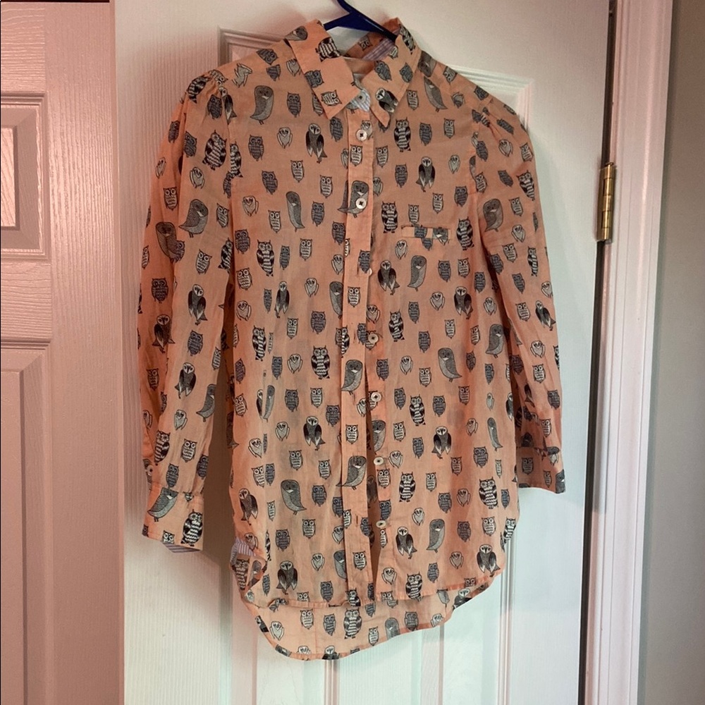 HD in Paris Tan and Black Button Down Shirt with Cactus Print